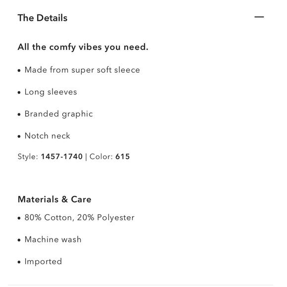 American Eagle | Women’s Super Soft Notch Neck Sweatshirt | Small - Picture 6 of 7